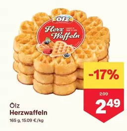 Herz - Waffeln