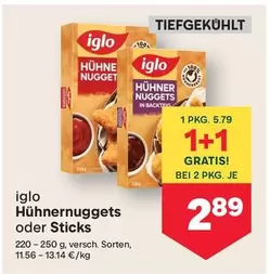 Hühnernuggets oder Sticks