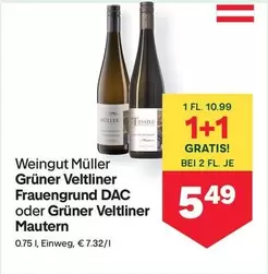 Grüner Veltliner Frauengrund DAC oder Grüner Veltliner Mautern