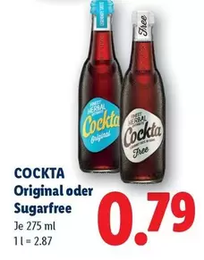 Free - Cockta Original oder Sugarfree