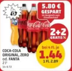 Coca Cola - ORIGINAL, ZERO od. FANTA