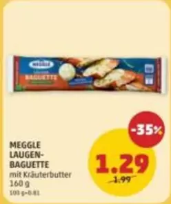 Laugen-Baguette mit Kräuterbutter