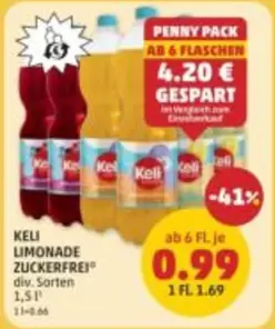 Keli Limonade Zuckerfrei