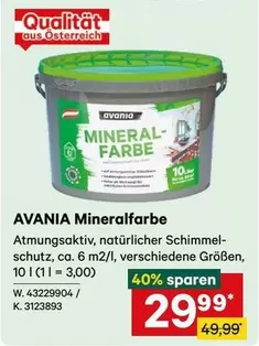 AVANIA Mineralfarbe