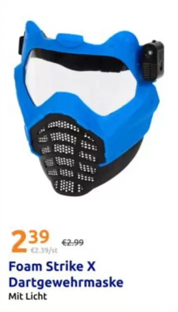 Foam Strike X Dartgewehrmaske