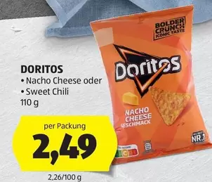 Doritos Nacho Cheese oder Sweet Chili