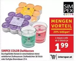 Duftkerzen Teelichter
