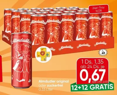Almdudler original oder zuckerfrei