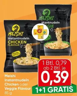 Instantnudeln Chicken oder Veggie Flavour