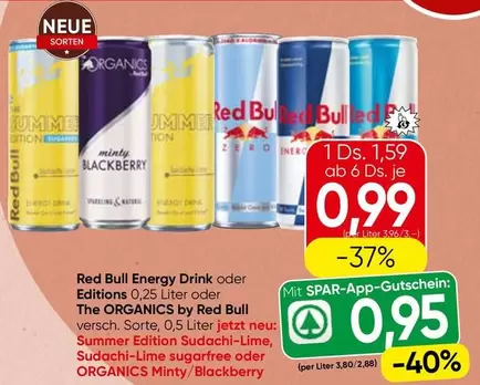 Red Bull - Energy Drink oder Editions