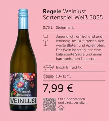 Weinlust Sortenspiel Weiß 2025
