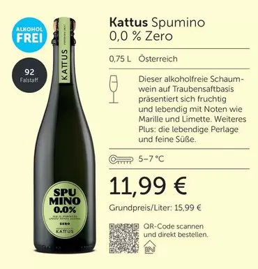 Kattus Spumino 0,0 % Zero