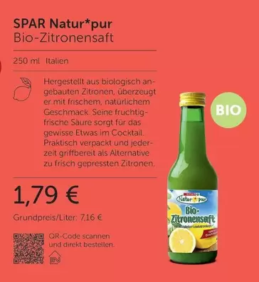 Bio - -Zitronensaft