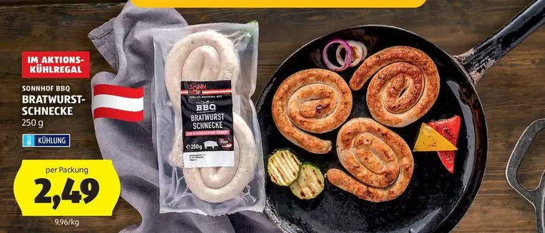 Bio - Bratwurst-Schnecke