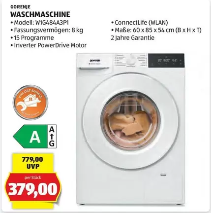 WASCHMASCHINE W1G484A3P1