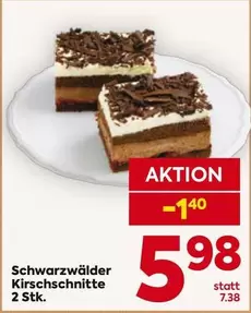 Schwarzwälder Kirschschnitte
