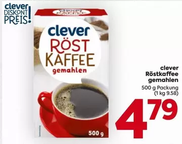 Röstkaffee gemahlen