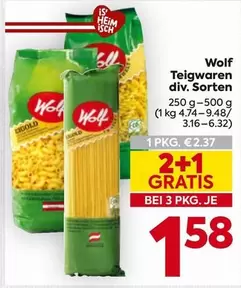 Wolf - Teigwaren div. Sorten