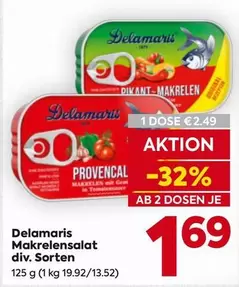 Makrelensalat div. Sorten