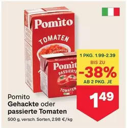 Gehackte oder passierte Tomaten