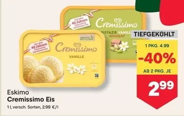 Cremissimo Eis Vanille