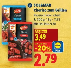 Chorizo zum Grillen