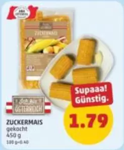 ZUCKERMAIS gekocht