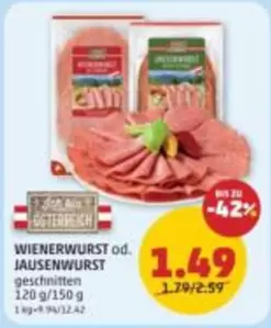 WIENERWURST od. JAUSENWURST