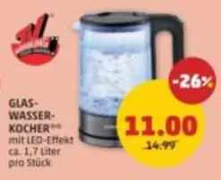 Siemens - Glas-Wasserkocher mit LED-Effekt