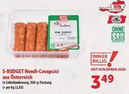 Ama - S-BUDGET Hendl-Cevapcici