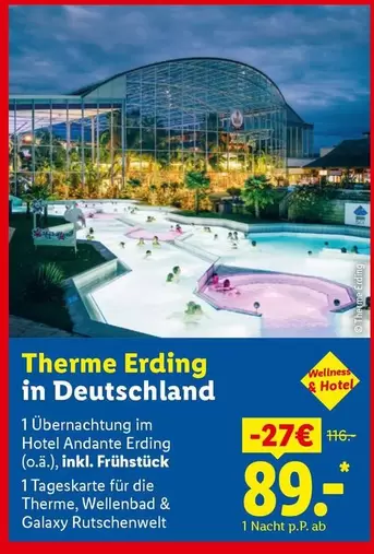 Wellness - Therme Erding in Deutschland