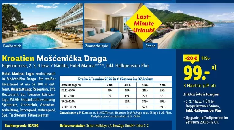 Kroatien Mošćenicka Draga