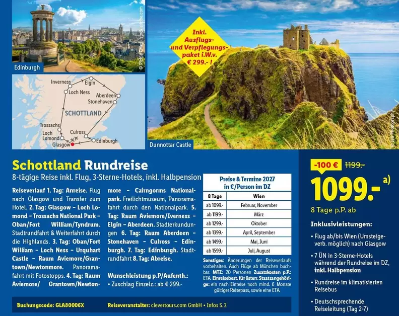 Castle - Schottland Rundreise