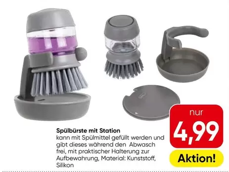 Spülbürste mit Station