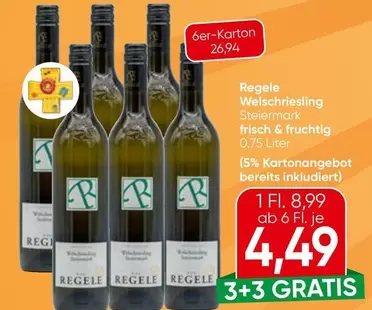 Regel Weischriesling Steiermark