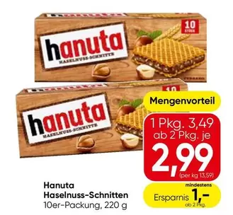Haselnuss-Schnitten