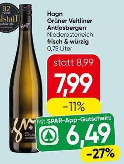 Grüner Veltliner Antlasbergen