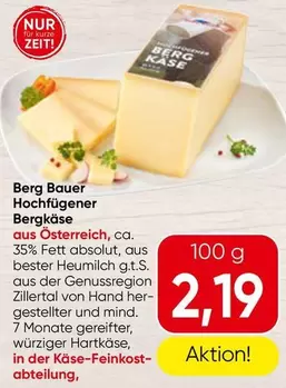 Berg - Bauer Hochgugener käse
