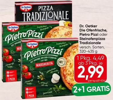 Dr Oetker - Pietro Pizzi oder Steinofenpizza