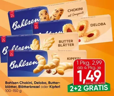 Chokini, Deloba, Butter-blätter, Blätterbrezel oder Kipferl