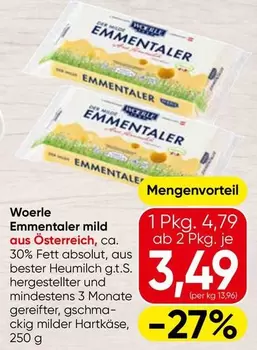 Emmentaler mild