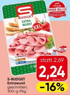 Extrawurst geschnitten