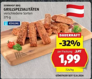 GRILLSPEZIALITÄTEN verschiedene Sorten