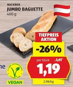 Vegan - JUMBO BAGUETTE