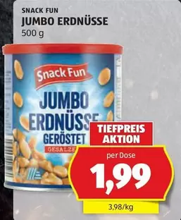 JUMBO ERDNÜSSE GERÖSTET GESALZE