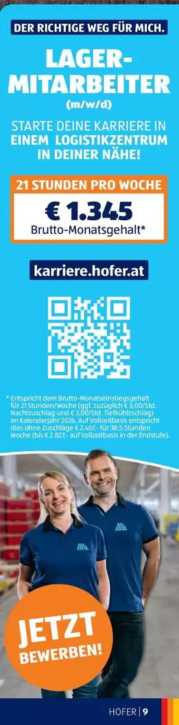 LAGER-MITARBEITER (m/w/d)