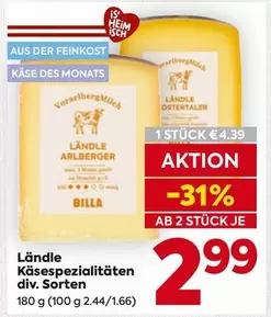 Ländle Käsespezialitäten div. Sorten