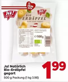 Bio - -Erdäpfel gegart