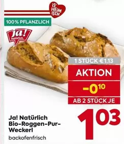 Bio-Roggen-Pur-Weckerl