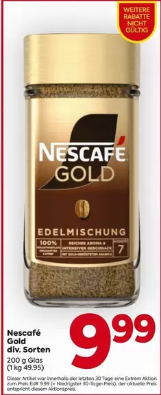 Gold - Nescafé  div. Sorten